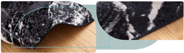 Koberec Arte Norwalk Marble čierny