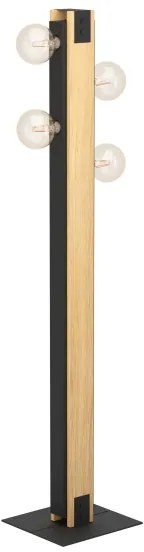 Eglo 43471 - Stojacia lampa LAYHAM 4xE27/60W/230V