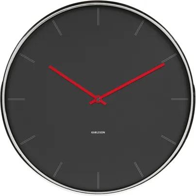 Nástěnné hodiny Moka, 40 cm, tmavě šedá Stfh-KA5643GY Time for home+