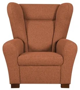 Kreslo ušiak VIVA oranžové