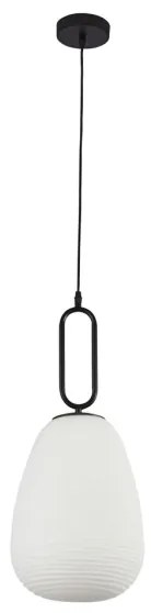 Searchlight 43581-1BK - Luster na lanku ELIXIR 1xE27/60W/230V biela