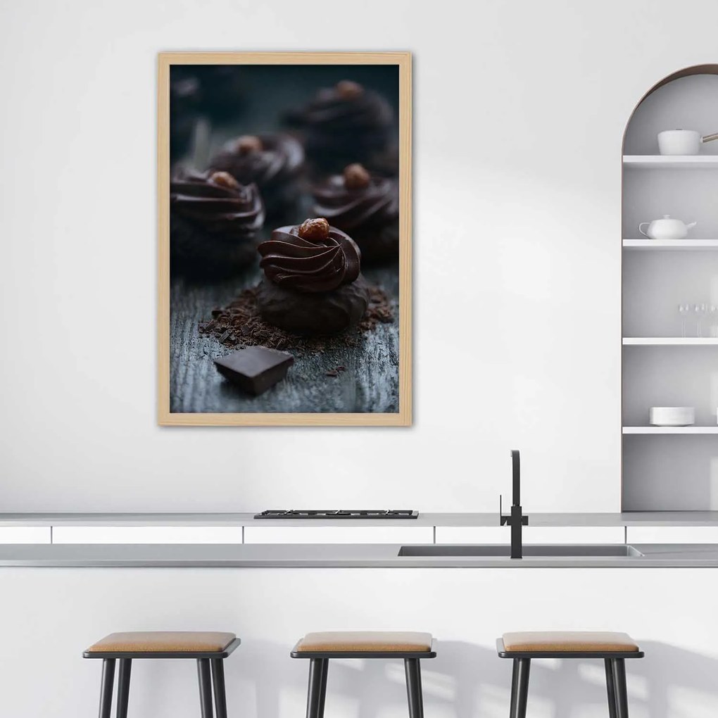 Gario Plagát Čokoládový dezert Farba rámu: Bez rámu, Rozmery: 30 x 45 cm
