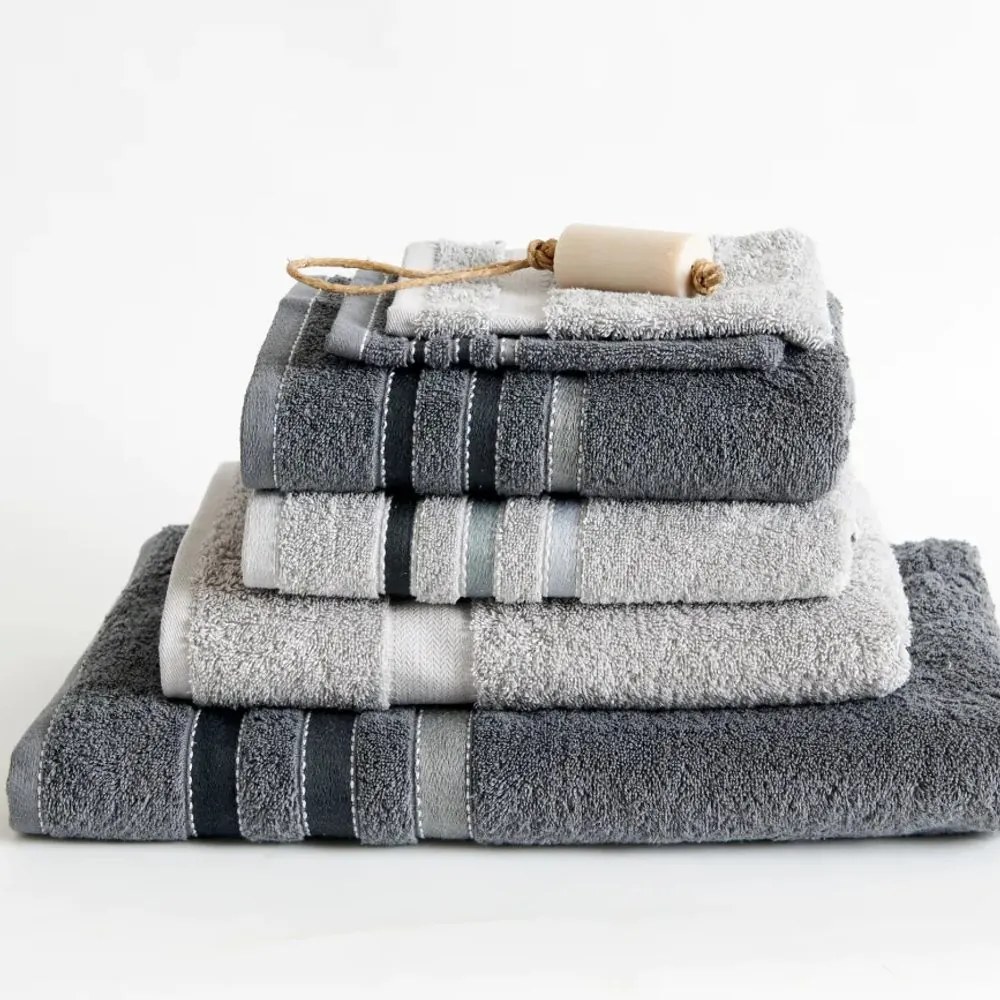 Vandyck uterák Prestige Lines Mole grey - 70x140 cm