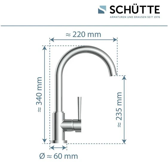Schütte Kuchynská batéria Cornwall (chróm) (100335816)