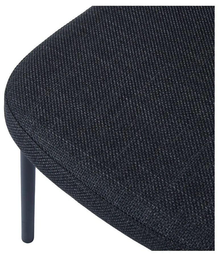 Tmavosivá jedálenská stolička Fowler – Unique Furniture