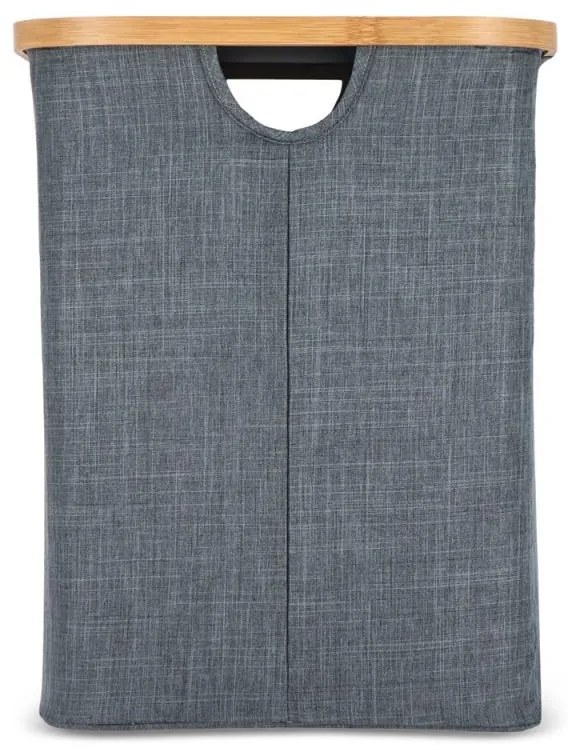 Kôš na bielizeň NOLVIO 50 L, modrosivý