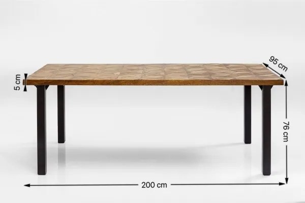 Stôl Illusion 200×95 cm 76 × 200 × 95 cm KARE DESIGN