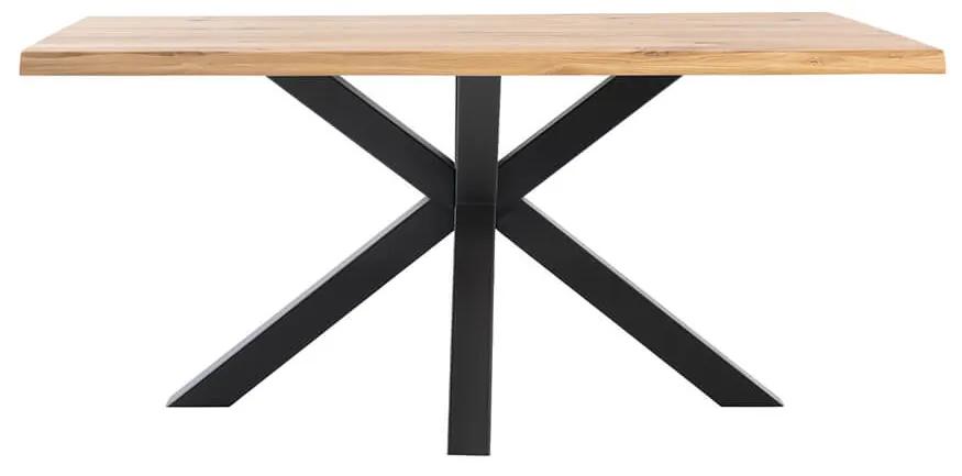 Stôl cerga 140 x 90 cm čierny MUZZA