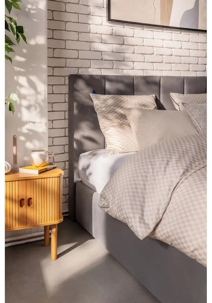 Sivá boxspring posteľ 180x200 cm Olia Bold Line – Bonami Selection