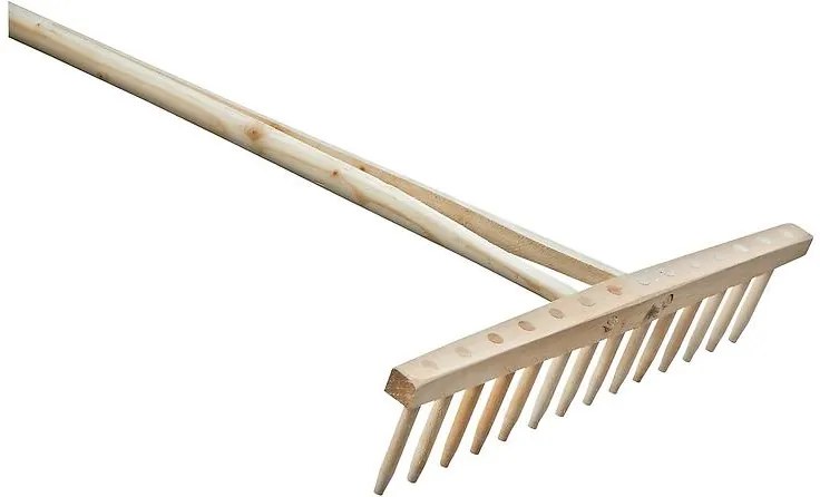 Drevené hrable so 14. hrotmi 08115