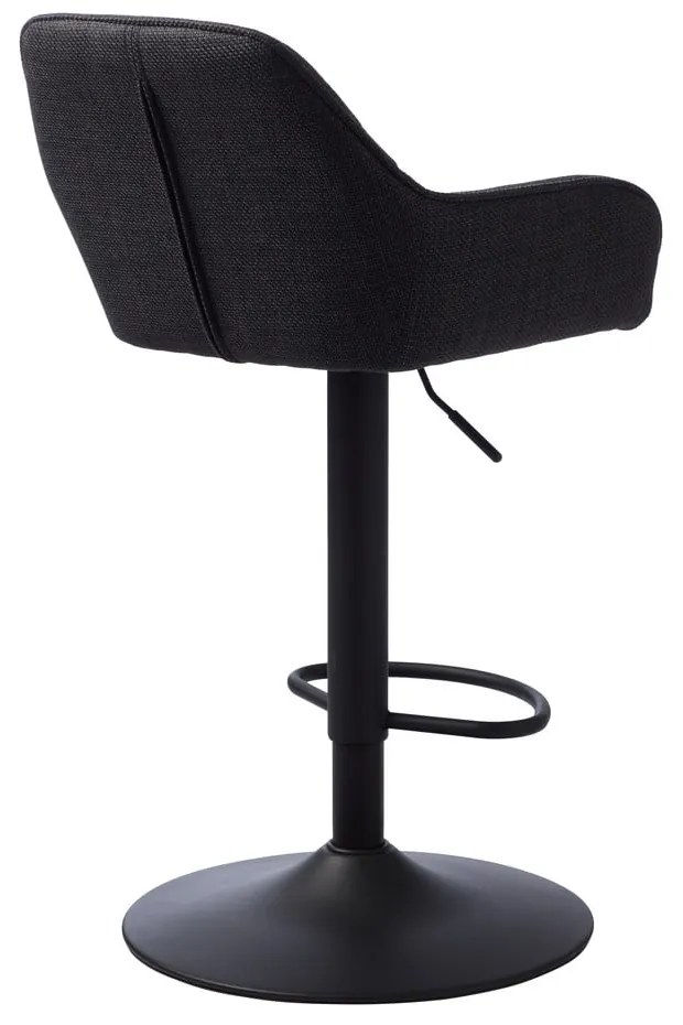 Tmavosivá barová stolička s nastaviteľnou výškou Nolan – Unique Furniture