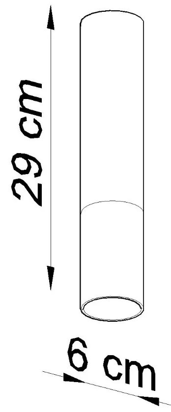 Stropné svietidlo Loopez, 1x čierne kovové tienidlo, ch