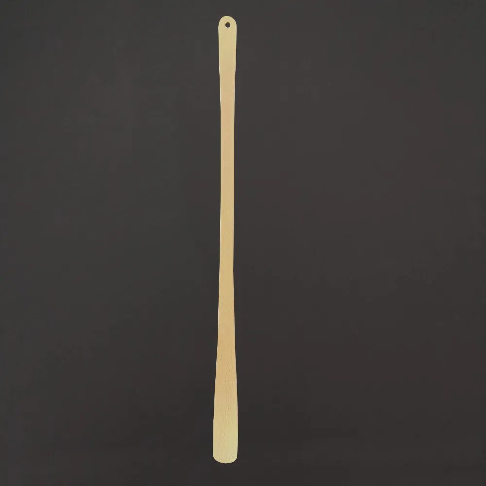 AMADEA Drevená lyžica na topánky, masívne drevo, 63 cm