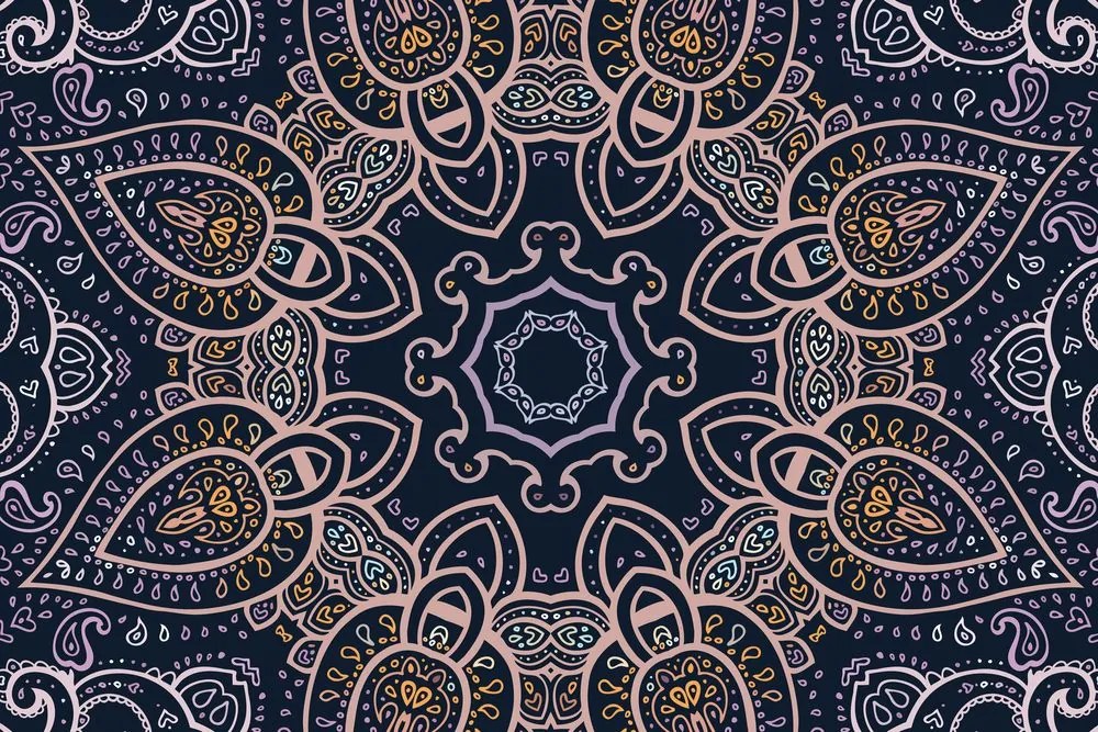 Obraz Mandala s indickým motívom
