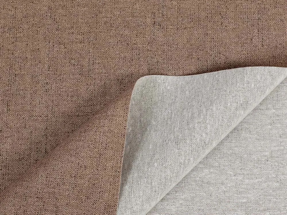 Biante Dekoračný oválny obrus Porto PRT-016 Hnedá režná 130x220 cm