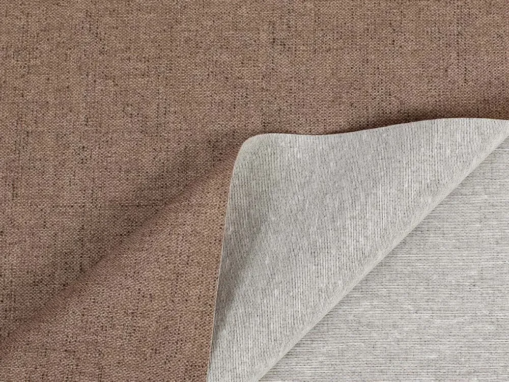 Biante Dekoračný záves Porto PRT-016 Hnedá režná - šírka 130 cm 130x230 cm