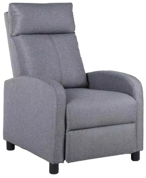 LuxuryForm DESIGN Televízne kreslo RUFO s polohovaním - šedé