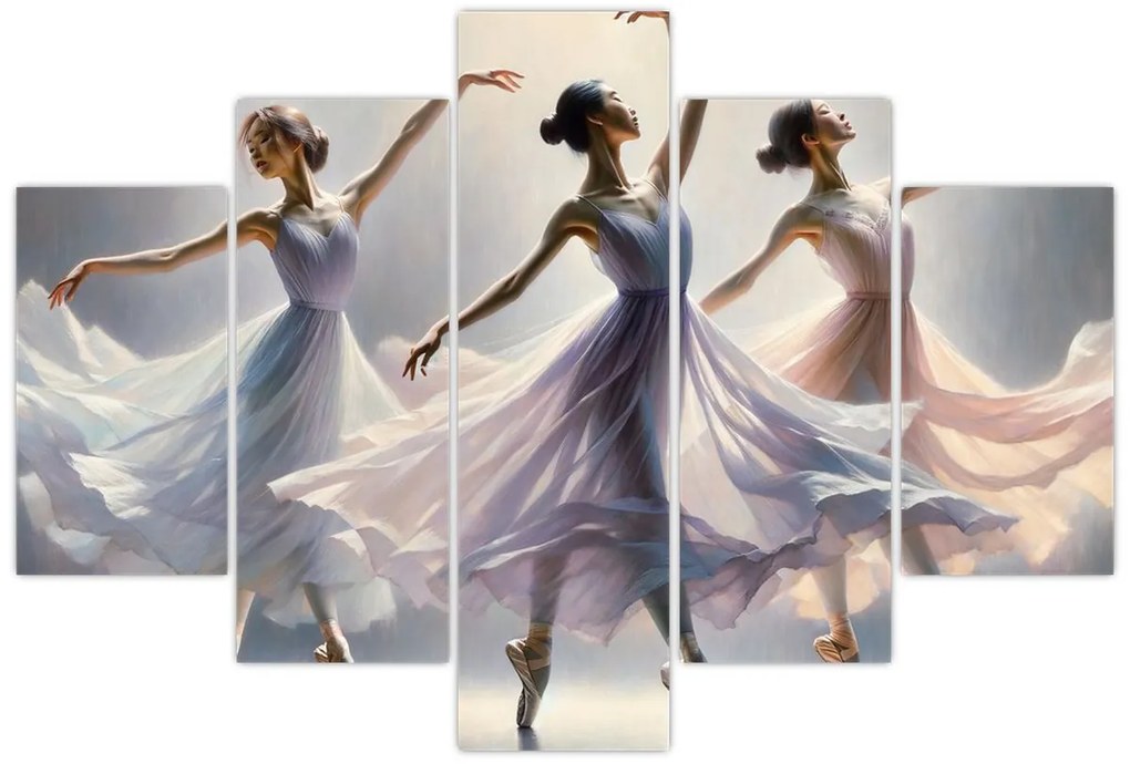 Obraz - Tri baletky (150x105 cm)