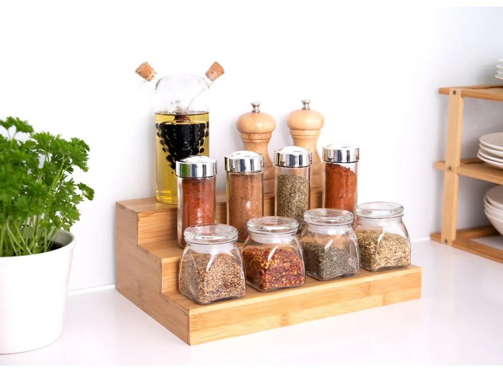 Bambusový organizér na koreničky Copco - Kitchen Craft