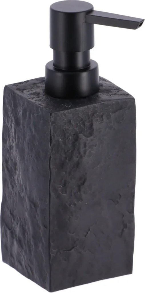 Dávkovač mydla Matty, čierna/s čiernymi prvkami, 260 ml
