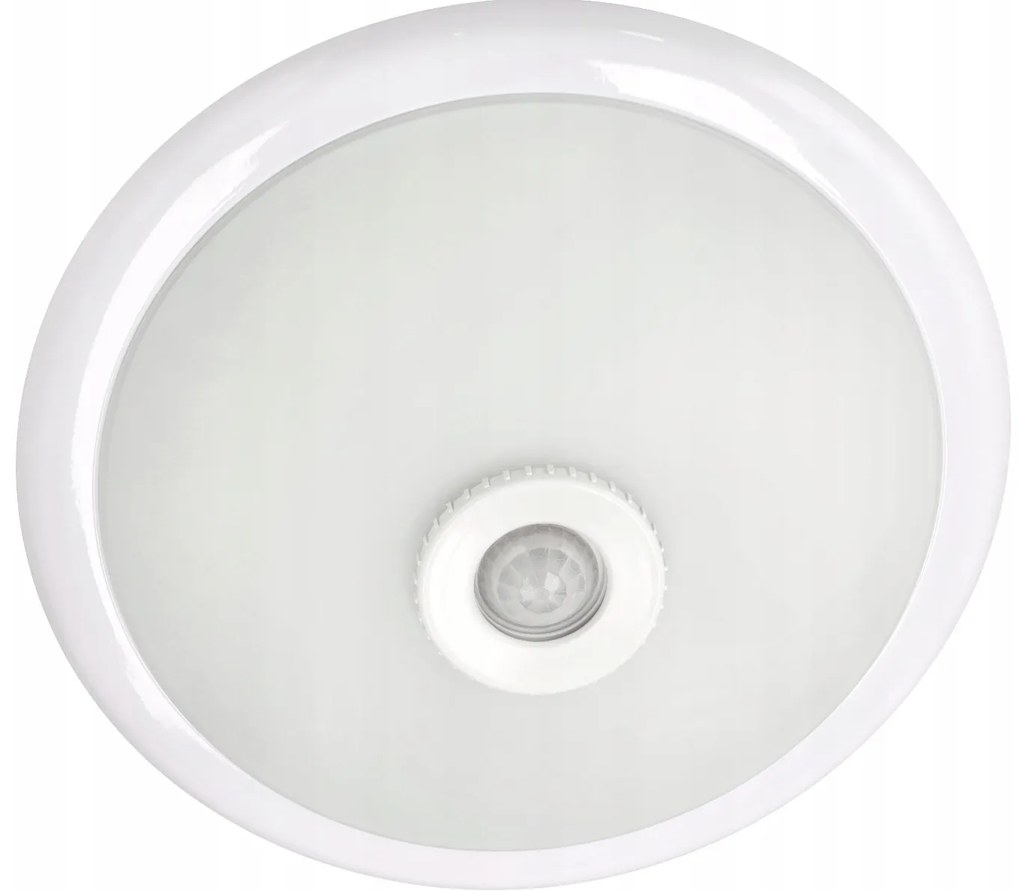 ECOLIGHT LED stropné svietidlo 2xE27 s pohybovým senzorom - sklo