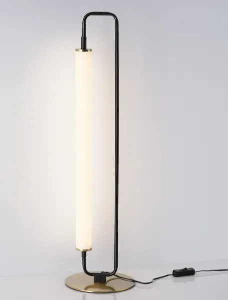LED čierna stolná lampa Wetro 18