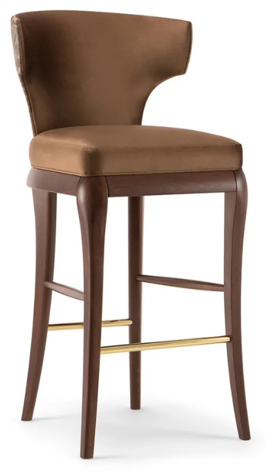 ROSE ČALÚNENÁ BAROVÁ STOLIČKA NA MIERU barová stolička