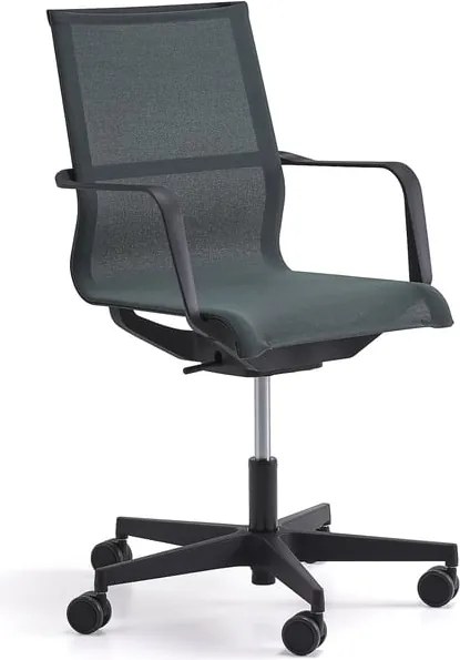 Konferenčná stolička ENFIELD, čierna/zelená