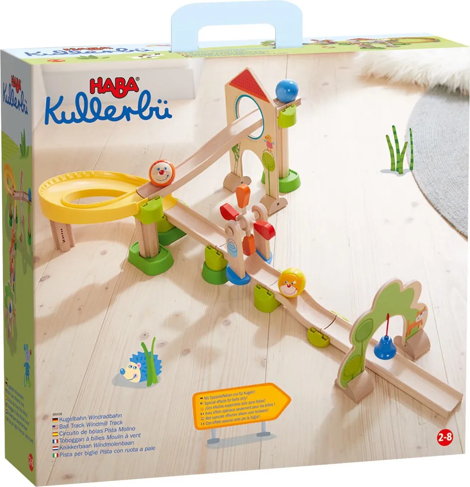 Guľôčková dráha Kullerbü - Veterný mlyn - 25 ks