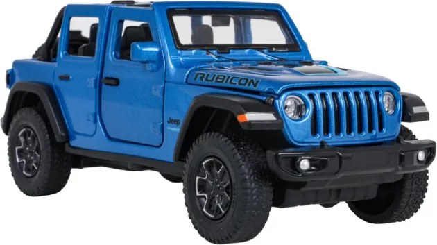 Model auta Jeep Wrangler Rubicon 1:32 RASTAR modrý