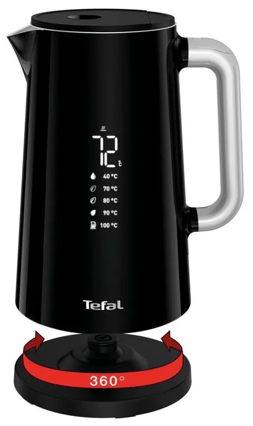 Čierna rýchlovarná kanvica 1,7 l KO851830 – Tefal