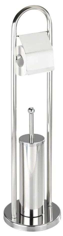 WENKO 16993100 - WC súprava VASTO 22x81 cm nerez/strieborná