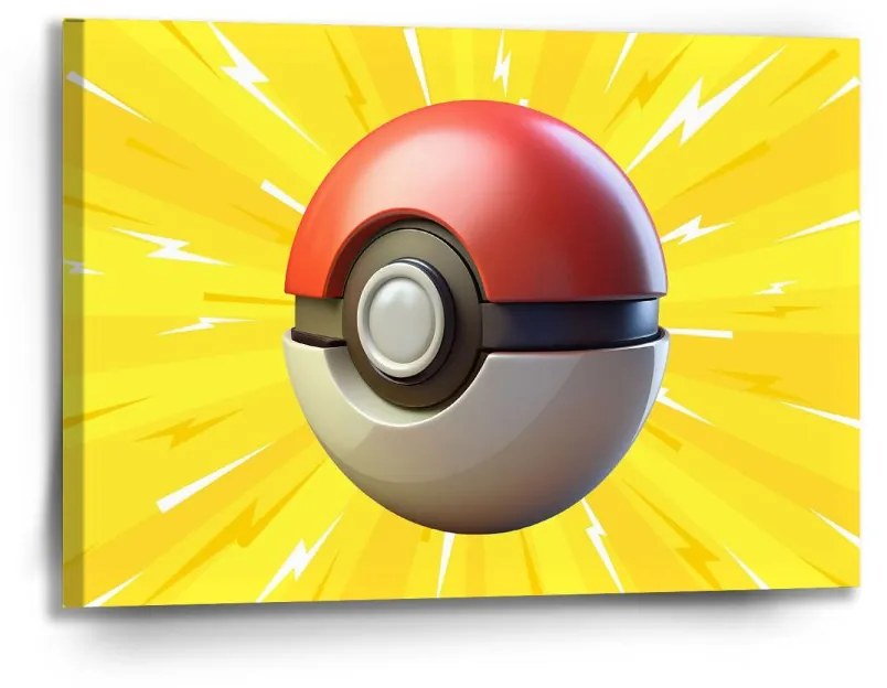 Sablio Obraz Pokemon ball Explózia - 90x60 cm