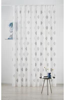 Záclona CARLINE 600x260 cm sivá