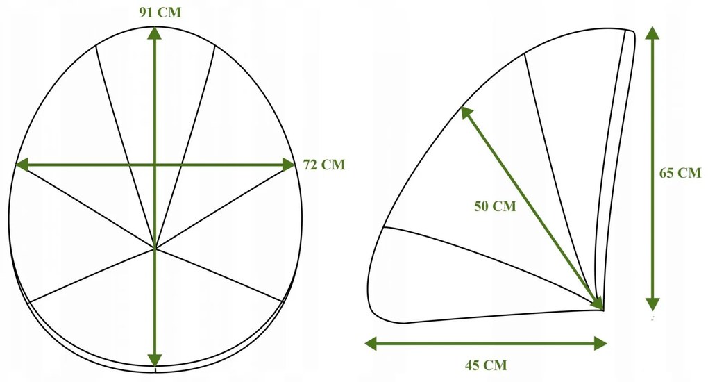 Podsedák do záhradného kresla 91x72 cm - šedý