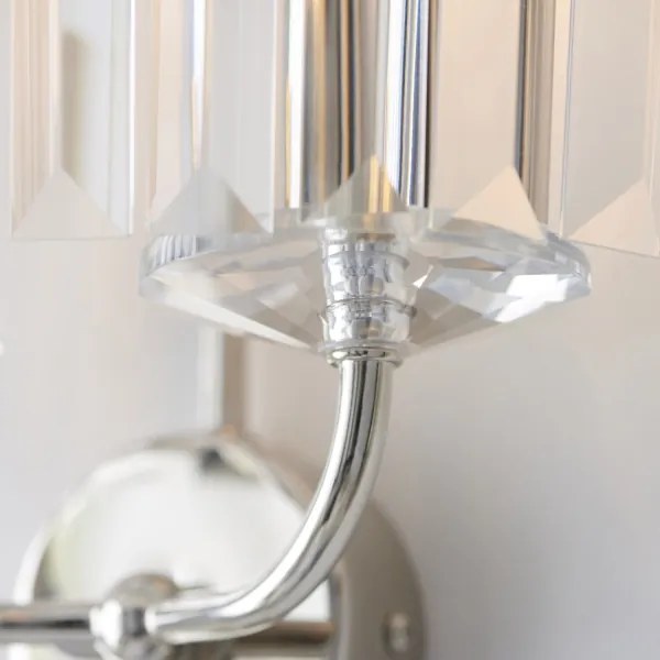 Endon 106448 - Nástenné svietidlo CHESTERFIELD 2xE14/6W/230V lesklý chróm