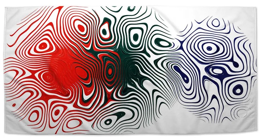 Sablio Uterák Dvojfarebná abstrakcia - 30x50 cm