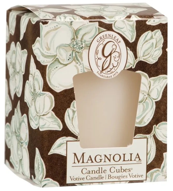 Sviečka s vôňou magnólie Greenleaf Magnolia, doba horenia 15 hodín
