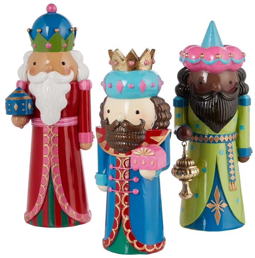 X-MAS Soška kráľa Baltazara 20 cm - zelená