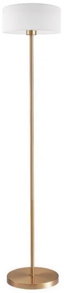 LED stojacia lampa TUNJA 1xE27/20W/230V pr. 30 cm zlatá/biela