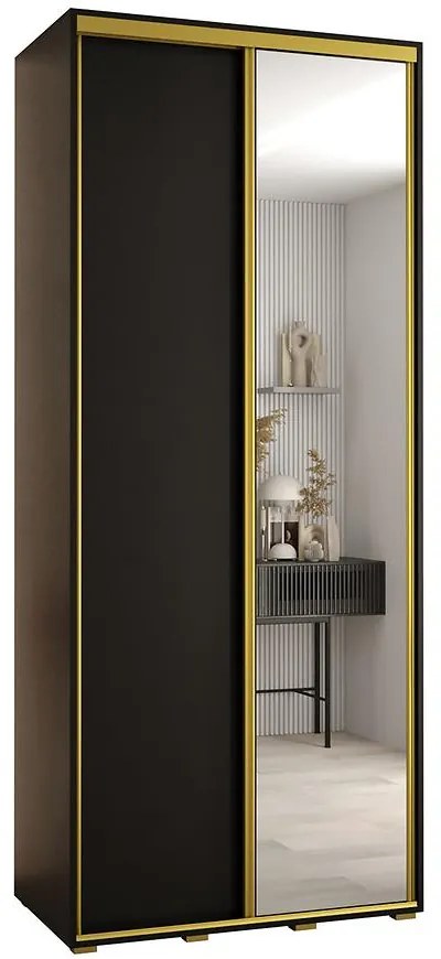Skriňa 45 Canaris 3 120 čierna/gold