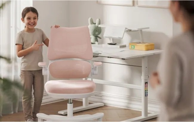 Detská otočná stolička Mark Adler Junior 5.7 Pink