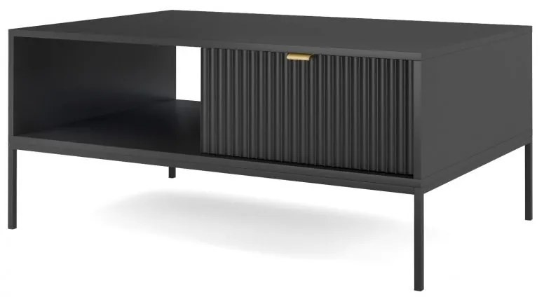 Konferenčný stolík Nova 104 cm černý/čierny rám