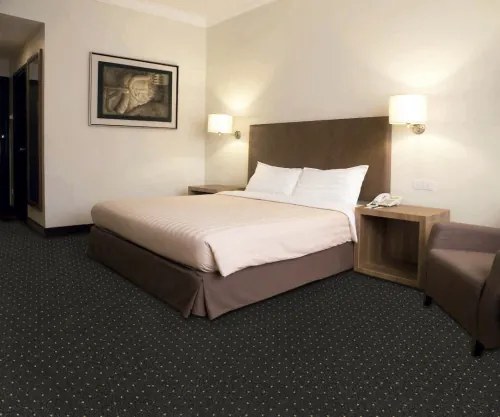 Koberce Breno Metrážny koberec AKZENTO NEW 98, šíře role 400 cm, hnedá, viacfarebná