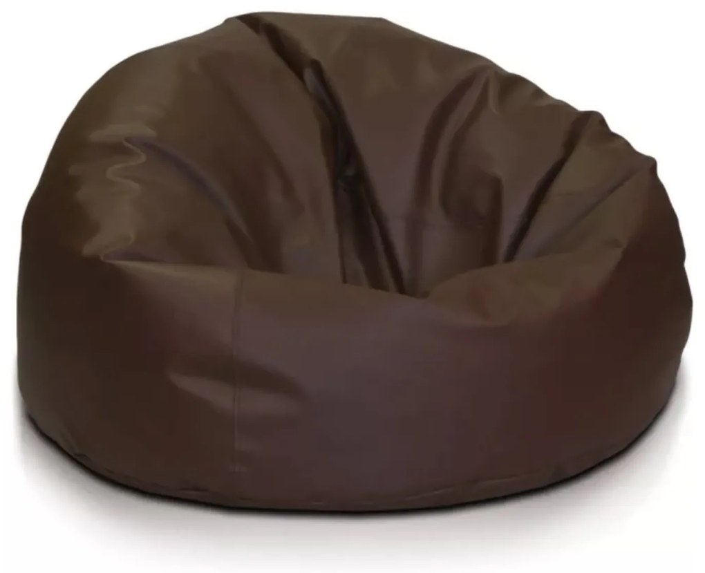 Sedací vak Sakwa L z ekokože – pohodlný, ľahko čistiteľný, elegantný vak pre deti aj dospelých Farba: E13 - Hnedá