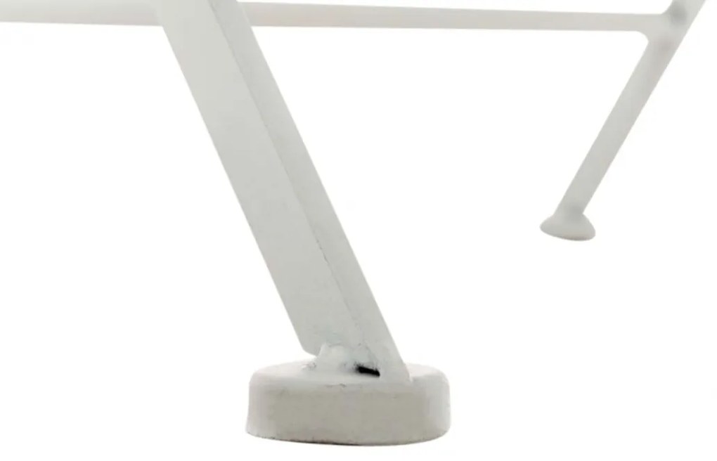 Kovová skladacia stolička Sibell (SET 2 ks) - Biela