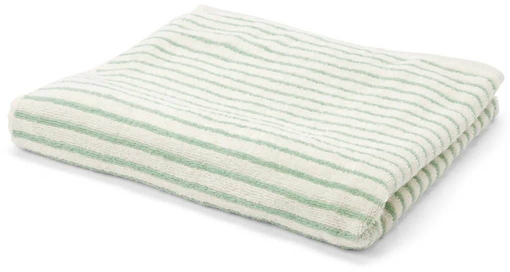 Prúžkovaná osuška, zelená