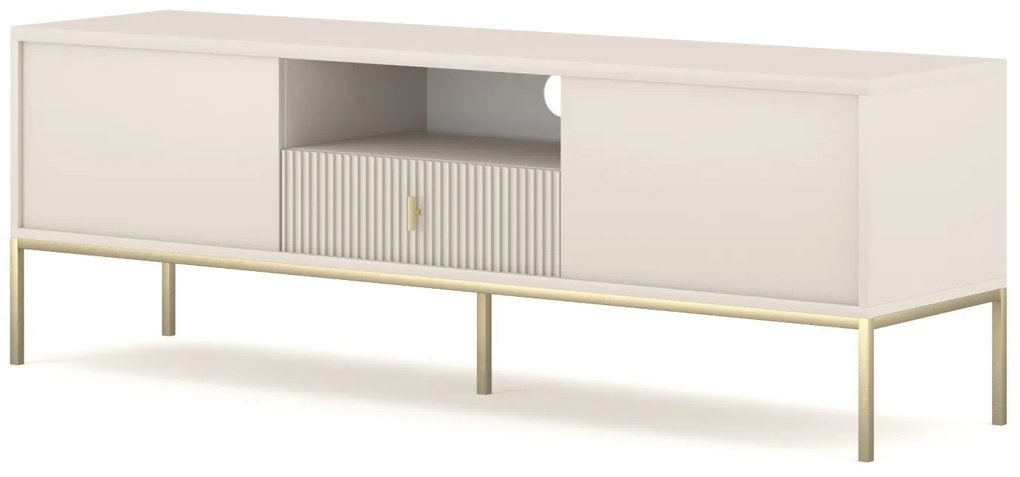 TV stolík Maggiore 154,5 cm kašmírový/zlatý