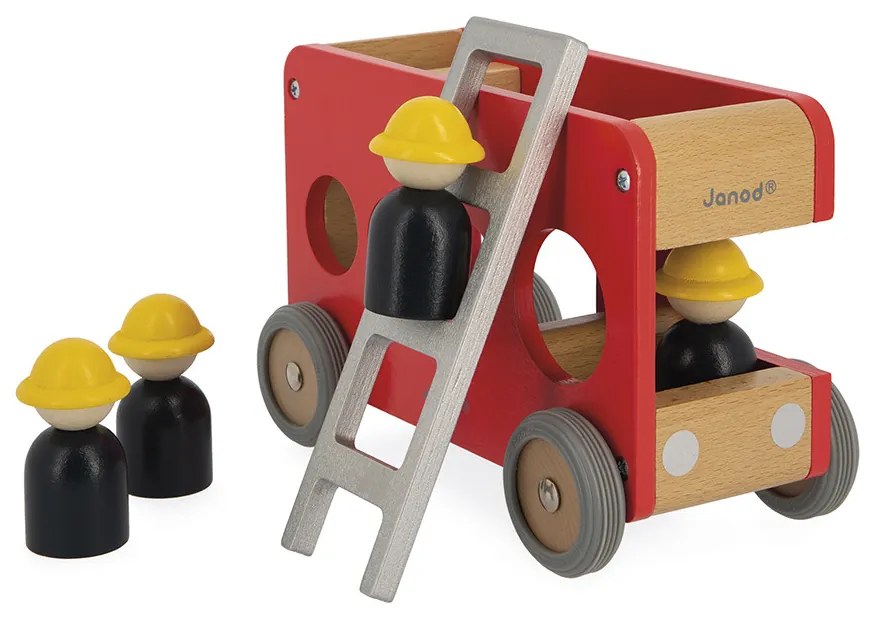 Drevené auto Bolid - Hasiči