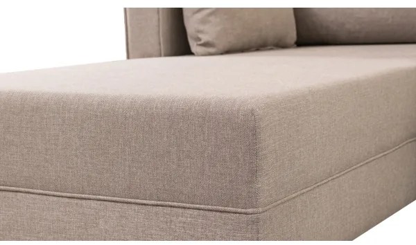 Rohová sedacia súprava KORFU do tvaru L, krémová, ľavé prevedenie